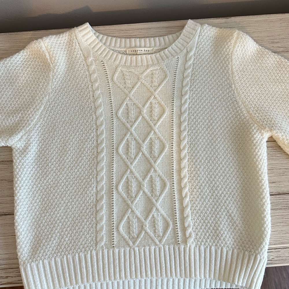 Cable knit sweater - Junior size L